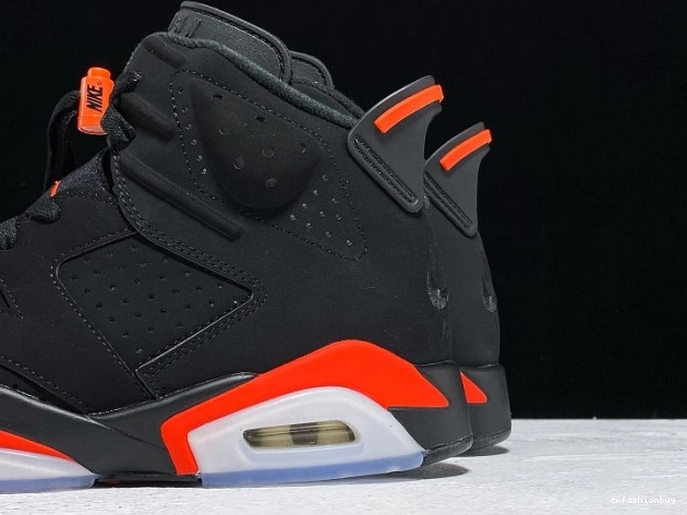Air Infrared OG Jordan 384664-060 Retro 6 Black 0724